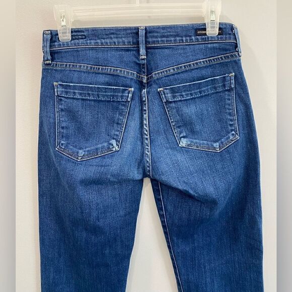 Citizens of Humanity Dani Crop Straight Leg Jean in Dark Wash - Picture 12 of 12